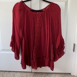 Maroon shirt